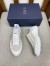 Dior Men's B28 Low-top Sneakers In White Oblique Jacquard
