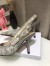 Dior J'Adior Slingback Pumps 100mm In Gray Toile de Jouy Reverse