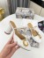 Dior C'est Slingback Pumps 80MM in White Patent Calfskin