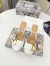 Dior C'est Slingback Pumps 80MM in White Patent Calfskin