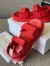 Dior DiorAct Sandals In Red Lambskin