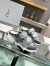 Dior D-Wander Open Back Sneakers In Grey Oblique Fabric