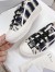 Dior Walk'n'Dior Sneakers In Navy Blue D-Stripes Embroidered Cotton