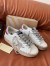 Golden Goose Women's Hi-Star Sneakers with Glitter Star and Pink Heel