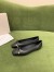 Jimmy Choo Elme Flats In Black Leather with Pearl Embellishment