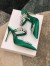 Manolo Blahnik Lurum Crystal 90mm Mules In Green Satin