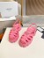 Prada Foam Sandals in Pink Rubber