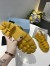 Prada Foam Sandals in Yellow Rubber