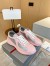 Prada America's Cup Sneakers in Pink Rubber and Bike Fabric