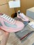 Prada America's Cup Sneakers in Pink Rubber and Bike Fabric