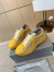 Prada America's Cup Sneakers in Yellow Rubber and Bike Fabric