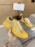 Prada America's Cup Sneakers in Yellow Rubber and Bike Fabric