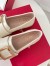 Roger Vivier Soft Metal Buckle Loafers in White Leather