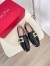 Roger Vivier Mini Broche Buckle Loafers in Black Patent Leather