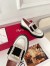 Roger Vivier Viv' Rangers Stitch Strass Loafers In White Leather