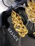 Versace Medusa Chain Sandals 110mm In Black Leather