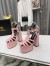 Versace La Medusa Platform Sandals In Pink Calfskin