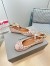 Valentino Rockstud Ballerina In Rose Cannelle Satin