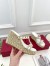 Valentino Garavani Rockstud Wedge Sandals in White Calfskin 