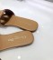 Dior Women's D-Club Slides In Brown Calfskin