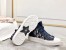 Dior Walk'N'Dior Mid-top Sneakers In Blue Oblique Canvas