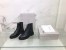 Jimmy Choo Cora Flat Combat Boots In Black Leather