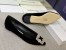 Manolo Blahnik Hangisi Flats In Black Velvet with Crystal Buckle