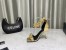 Versace Medusa Chain Sandals 110mm In Gold Leather