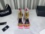 Versace Medusa Chain Sandals 110mm In Pink Leather