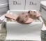 Dior Dway Slides In Pink Metallic Thread Embroidery and Strass