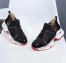 Christian Louboutin Women's Black 123 Run Sneakers