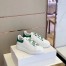 Alexander McQueen Women's Oversized Sneakers With Green Heel