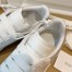 Alexander McQueen Women's Oversized Sneakers With Grey Suede Heel