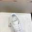 Alexander McQueen Women's White Oversized Sneakers With Metal Toe
