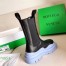 Bottega Veneta BV Tire Chelsea Boots with Blue Outsole