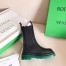 Bottega Veneta BV Tire Chelsea Boots with Green Outsole