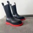 Bottega Veneta BV Tire Chelsea Boots with Red Outsole