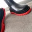 Bottega Veneta BV Tire Chelsea Boots with Red Outsole