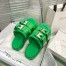 Bottega Veneta Flash Flat Sandals In Green Technical Fabric