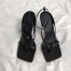 Bottega Veneta Ankle-strap Stretch Sandals In Black Leather