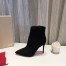 Christian Louboutin So Kate Booty 100MM In Black Suede