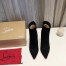 Christian Louboutin So Kate Booty 100MM In Black Suede