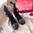Christian Louboutin Black Ts Croc 70MM Ankle Boots