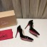 Christian Louboutin Black Patent Hot Chick 100mm Pumps