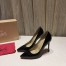 Christian Louboutin Black Patent Kate 100mm Pumps