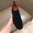 Christian Louboutin Women's Spike Sock Donna Sneakers Noir