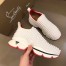 Christian Louboutin Women's Spike Sock Donna Sneakers White