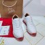 Christian Louboutin Women's Loubishark Sneakers In White Leather