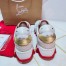 Christian Louboutin Women's Loubishark Sneakers In White Leather