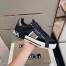 Dolce & Gabbana Men's Black Custom 2.Zero Sneakers